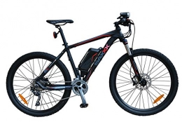 SAXXX Fahrräder SAXXX Everest Hinterradmotor E-MTB 27, 5" 11Ah schwarz / blau 30Gang Shimano Kettenschaltung hydraulische Scheibenbremsen (schwarz / blau)