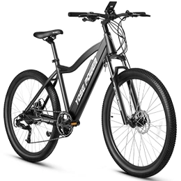 Season Elektrofahrräder SEASON 27.5" E-Bike Mountainbike / City Bike, Shimano 7 Gang-Schaltung, mit L300 LCD Display + 250W Hinterradmotor + 36V13Ah Batterie abnehmbar (Summer B01(E-MTB))