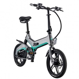 SHIJING Fahrräder SHIJING 16 inch elektrisches Fahrrad elektrisches Fahrrad Aluminiumlegierung Lithium-Batterie-Elektroroller Adult antreibenden Elektro Faltrad, 1
