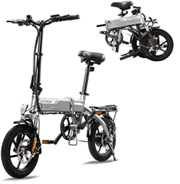 SILI Fahrräder SILI Elektrofahrrad, E Bike City Bikes Klapprad Fahrrad aus Luft- und Raumfahrt-Aluminium, 7, 5 Ah Akku, 250 W Motor
