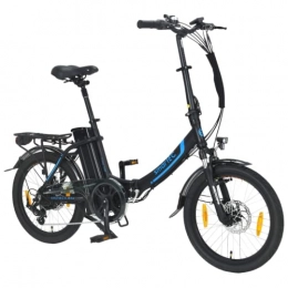 smartEC Fahrräder smartEC Camp-20D E-Klapprad | E-Bike | E-Faltrad Elektrofahrrad 20 Zoll Lithium-Ionen-Akku 36V / 15, 6Ah Motor 250W Fahrunterstützung 25 km / h Modelljahr 2022 (Schwarz)