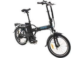 smartEC Fahrräder smartEC Camp-20H E-Klapprad | E-Bike | E-Faltrad | Elektrofahrrad 20 Zoll Lithium-Ionen-Akku 36V / 15, 6Ah 250W Motor Fahrunterstützung 25 km / h Modelljahr 2022 (Schwarz)