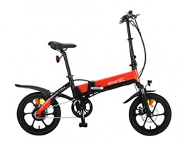 smartEC Elektrofahrräder smartEC Camp-Mini E-Klapprad | Mini E-Bike | E-Faltrad | Elektrofahrrad 16 Zoll Lithium-Ionen-Akku 36V / 10Ah 250W Hinterrad-Nabenmotor Fahrunterstützung 25 km / h Modelljahr 2022 (Orange)