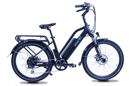 smartEC Fahrräder smartEC Fion-City Pedelec E-Bike 26 Zoll Rahmen-Akku Fahrunterstützung 25 km / h Anfahrhilfe Schwarz Reichweite 120 km Samsung Li-Ion-Akku 48V / 250W Nabenmotor 7 Gänge