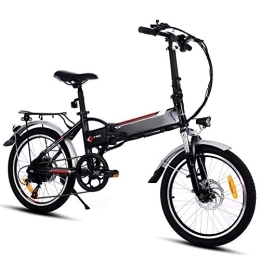 Speedrid Fahrräder Speedrid 20 Zoll E Bike Faltbares Elektrofahrrad / Faltrad, 20“ E-Klapprad / Pedelec mit 250w Motor und Shimano 21 Gänge für Damen und Herren