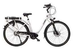 SPRICK Elektrofahrräder Sprick 28 Zoll City E Bike Elektro Fahrrad Shimano 7 Gang Mittelmotor Pedelec Continental Weiss, (24071600-2186)
