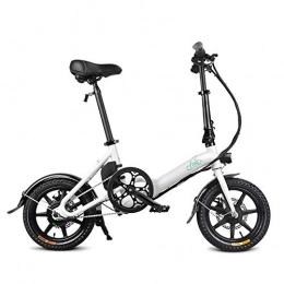 SRXH Elektrofahrräder SRXH Elektrofahrrad Klappbar Hochleistung, E-Bike Schaltung, 14-Zoll-Elektroroller mit LED-Scheinwerfer, 250W Faltbares Elektrofahrrad mit Scheibenbremse, bis zu 25 km / h