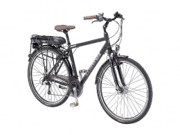 Stratos Fahrräder Stratos Herren Alu-Trekking-Elektrofahrrad ENTDECKER 4, mattschwarz, Rahmenhöhe: 52 cm, Reifengröße: 28 Zoll (71 cm), 1987