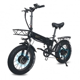 HFRYPShop Fahrräder Stärkste Kraft e-Bike Klapprad - Zwei Motor | 48 V 15 Ah Li-Ionen-Akku und 7-Gang Getriebe, eBikes Full Terrain, Elektrofahrräder für Erwachsene Herren Damen