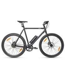 Sushi Elektrofahrräder Sushi Bikes Maki+ S schwarz | E-Bike Herren | 75 km Reichweite | Herausnehmbarer Akku 9, 6 Ah | 24 V / 200 W Nabenmotor | Geringes Gewicht