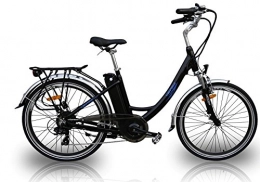 swemo Fahrräder swemo 26 Zoll Alu City Elektrofahrrad / Pedelec (Schwarz)