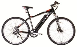 Swifty Elektrofahrräder Swifty Unisex-Adult Mountain Bike with Battery semi intergrated into The Frame, Black, one Size