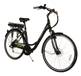 Swifty Fahrräder Swifty Women's routemaster Hybrid Low Step Over Electric Bike, Black, one Size