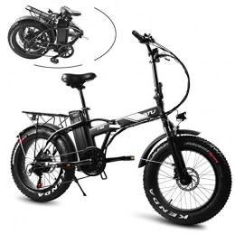 SXZZ Elektrofahrräder SXZZ 20-Zoll-Elektrofahrrad, Zusammenklappbares Elektrisches Mountainbike Mit Doppelscheibenbremsen, Abnehmbare 48-V / 8-Ah-Lithium-Ionen-Batterie, E-Bike Mit 250-W-Motor, Für Erwachsene Geeignet