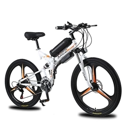 TAOCI Fahrräder TAOCI Elektrofahrrad 36V Klappbares elektrisches Mountainbike für Erwachsene, 26-Zoll-Pendler-Elektrofahrrad (White)