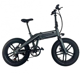 TCYLZ Fahrräder TCYLZ 20-Zoll-7-Gang-Klapp-Elektrofahrrad, integriertes Rad aus Aluminiumlegierung, 350-W-Elektrofahrzeug mit Lithium-Batterieunterstützung, Pendelfahrrad