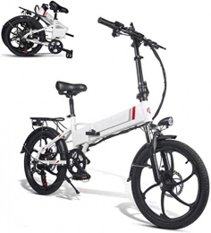 TCYLZ Elektrofahrräder TCYLZ Zusammenklappbares Elektrofahrrad für Erwachsene, 20-Zoll-E-Bike für Elektrofahrräder / Pendler mit 350-W-Motor, 48-V-10, 4-Ah-Batterie, professionelle 7-Gang-Getriebe