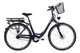 Telefunken  Telefunken E-Bike Elektrofahrrad Alu, mit 7-Gang Shimano Nabenschaltung, Pedelec Citybike leicht mit Fahrradkorb, 250W und 13Ah, 36V Lithium-Ionen-Akku, Reifengröße: 28 Zoll, RC657-S Multitalent