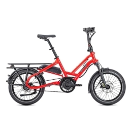 tern Elektrofahrräder Tern Unisex Fahrrad HSD S8i E-Bike Lastenrad, 20", Rot, 021222