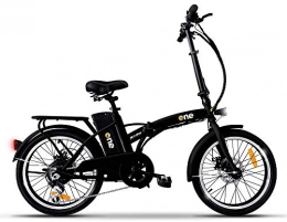 The One Fahrräder the one Elektrofahrrad, faltbar, 20 Zoll, 250 W, Easy Matt, Schwarz, Unisex, Erwachsene, Keine Größe