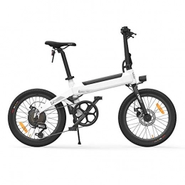 tidyard Fahrräder Tidyard 20 Zoll zusammenklappbare 80 km Reichweite Power Assist Elektrofahrrad Moped E-Bike 10AH Weiß