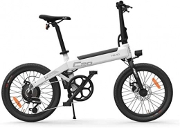 TOYSSKYR Strong Bike HIMO eBikes C20 Compact Folding Elektro-Fahrrad mit Rad - tragbare elektrische Fahrrad-Reifen Fahrrad-Motor 250W 36V 10Ah Erwachsener für enwachsene Kinder (Color : Blanco)