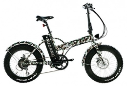 Tucano Bikes Monster 20. Elektrofahrrad 20 Motor Geschwindigkeit: 500W-48V : 33km/h : 48V 12Ah Akku (Camouflage)., Wald
