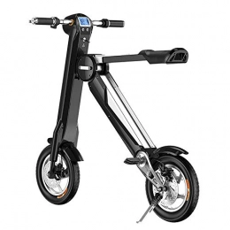 YGWE Fahrräder Two-Wheel Portable Travel Battery Car Adult Lithium Battery Bicycle Mini Folding Electric Car