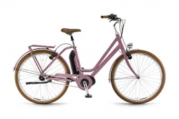 Unbekannt Fahrräder Unbekannt Winora Saya N7 400 Damen Retro Pedelec E-Bike City Fahrrad aubergine lila 2019: Gre: 52cm