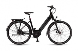 Unbekannt Elektrofahrräder Unbekannt Winora Sinus iR8 500 Elektro Trekking Fahrrad schwarz 2019 (50cm, Onyxschwarz (Einrohr))
