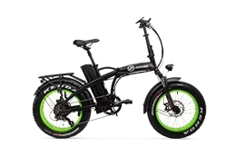 Varaneo Fahrräder Varaneo E-Bike Dinky-S Klapprad Fat Tyre-Look Elektrofahrrad 25 km / h 561Wh Pedelec 7 Gang Schwarz matt / Kiwigrün