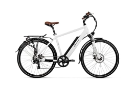 Varaneo Elektrofahrräder Varaneo E Bike Trekkingrad Herren 250W 25km / h 522Wh Weiß Pedelec 7 Gang Alu