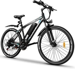 VARUN Elektrofahrräder VARUN E-Bike Damen Herren 26 / 27.5 Zoll E-Mountainbike mit 250W 36V 10.4Ah / 48V 12.5Ah Abnehmbarer Lithium-Ionen-Akku Aluminiumlegierung Elektrofahrrad