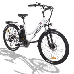 VARUN Elektrofahrräder VARUN E-Bike Damen Herren 26 Zoll Elektrofahrrad Shimano 7 Gänge Pedelec E-Citybike mit 250W Motor 36V 10.4Ah Lithium-Ionen-Akku E-Fahrrad für Erwachsene