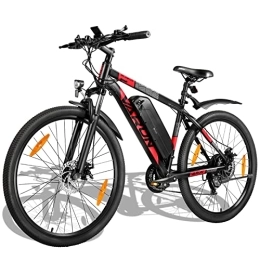 VARUN Elektrofahrräder VARUN E Bike Damen Herren E-Mountainbike Aluminiumlegierung 27.5 Zoll Elektrofahrrad mit 250W 48V 12.5Ah Abnehmbarer Lithium-Ionen-Akku