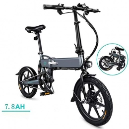 VBARV Fahrräder VBARV Zusammenklappbare Elektrofahrräder für Erwachsene，7.8AH 250W 16 Zoll 36V Leichtgewicht mit LED-Scheinwerfern und 3 Modi Geeignet für das Fahren im Freien in der Stadt