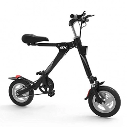 Venccl Fahrräder Venccl Mini Folding Elektroauto Erwachsene 36 V Lithium-Batterie Steuer Fahrrad Zweirad Tragbare Reise Batterie Auto Led-Beleuchtung (Kann Bear150KG)