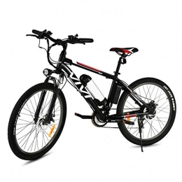 Vivi Fahrräder VIVI 26 Zoll Elektrofahrrad für Erwachsene, Mountainbike E Bike Herren Damen, 21-Gang Elektro Fahrrad 35MPH, 36V 8AH Lithium-Ionen-Akku Ebike (White&Black)