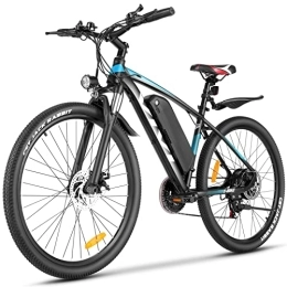 Vivi Fahrräder Vivi E Bike Damen Herren 27.5 Zoll Elektrofahrrad E-Mountainbike 250W E-Bike mit Abnehmbarer 36V 10, 4Ah Akku und Shimano 21-Gang Elektrofahrrad (Blau)