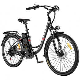Vivi Fahrräder VIVI E-Bike Elektrofahrrad, 26 Zoll Pedelec Citybike E Bike Elektrisches Fahrrad mit Abnehmbarer 8Ah Lithium-Batterie, Shimano 7-Gang