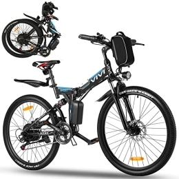 Vivi Elektrofahrräder VIVI Ebike Mountainbike 26 Zoll E Bike Damen Herren, Elektrofahrrad klapprad mit Abnehmbare 36V 8Ah Lithium-Ionen Batterie, Shimano 21-Gang Electric Bike