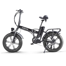 VOZCVOX Fahrräder VOZCVOX Elektrofahrräder für Erwachsene E Bike Herren 20" Elektro-Faltrad mit 8-Gang-Schaltung, Batterie 48V / 20AH Abnehmbare, Gepäckträger hinten, hydraulische Bremsen