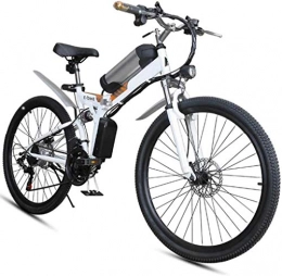 WANGCAI Fahrräder WANGCAI Elektro-Bike Fat Tire Bike Schnee 26 Zoll Folding 12Ah Li-Batterie 21 Geschwindigkeit Beach Cruiser Berg E-Bike mit Rear Seat