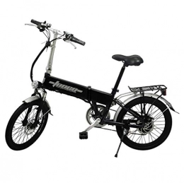 WERKPRO Fahrräder Werkpro E-Bike Elektro Fahrrad Faltrad 20" 51cm Aluminium Ebike 6 Gang Shimano (Schwarz)