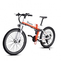 WFIZNB Fahrräder WFIZNB Elektrische Fahrrad 48V500W unterstützt Berg Fahrrad Lithium elektrische Fahrrad Moped elektrische Fahrrad elektrische Fahrrad elec, Weiß