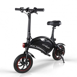 Windgoo Fahrräder Windgoo Elektrofahrrad zusammenklappbar Elektroroller, 14" Elektrofahrrad, Elektro Scooter mit 6.0 Ah Batterie, Höchstgeschwindigkeit 25Km / h / Maximale Belastung 120kg, klappbar E Scooter (B2)