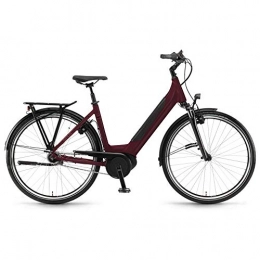 Winora Elektrofahrräder Winora E-Bike Tria N7F Eco Bosch Active 500 Wh Integriert 26 Zoll 7 V Rot Größe 46 (City Bike Elektro)