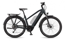 Winora Elektrofahrräder Winora Sinus 9 Bosch Elektro Fahrrad 2021 (27.5" Damen Trapez 48cm, Darkslategrey matt (Damen))