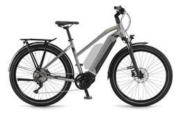 Winora Fahrräder Winora Sinus iX10 Bosch Elektro Fahrrad 2021 (27.5" Damen Trapez 48cm, Concrete (Damen))