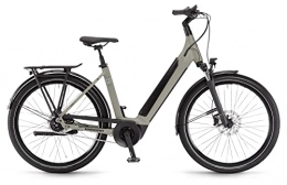 Winora Fahrräder Winora Sinus N5 Eco RT 500Wh Bosch Elektro Trekking Bike 2022 (27.5" Tiefeinsteiger 50cm, Sagegrey Matte (Tiefeinsteiger))